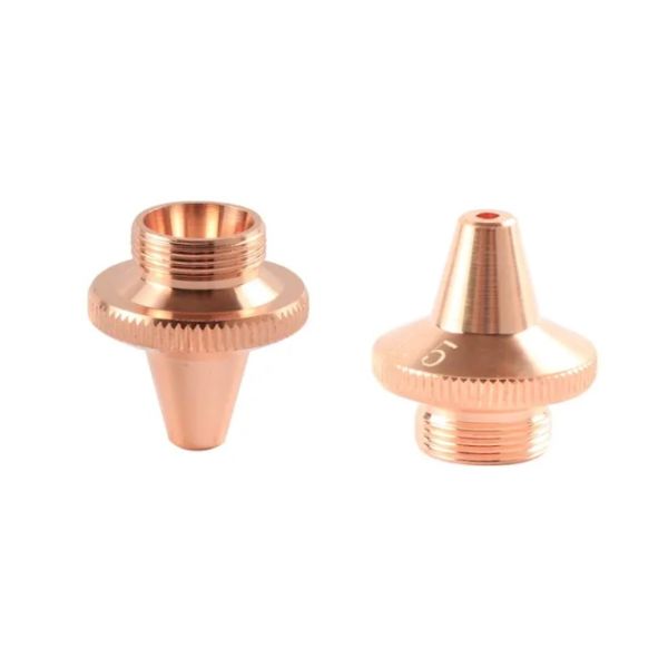 Original Single Double Layers Laser Cutting Copper Nozzle For Fiber Head Spare Parts