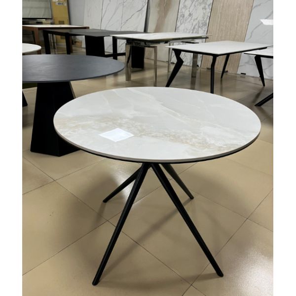 Quality Diameter 900mm Cut To Size Ceramic Table Top Dining Table DT-1029 Fixed Type For Home Use wholesale