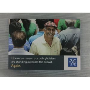 5 Inch LCD Video Brochure With TFT Screen For Marketing Communications PVC050