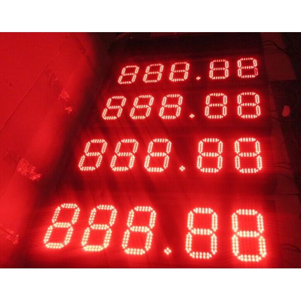 12 Inches Outdoor Waterproof Wifi Wireless LED Digital Temperature Humidity Time Date Led Display