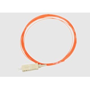 China Orange Multimode  OM3 SC PC 50/125nm Fiber Optic Pigtail on sale