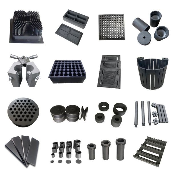 70MPa Compressive Strength Graphite Ingot Mold for Precious Metal Silver Gold