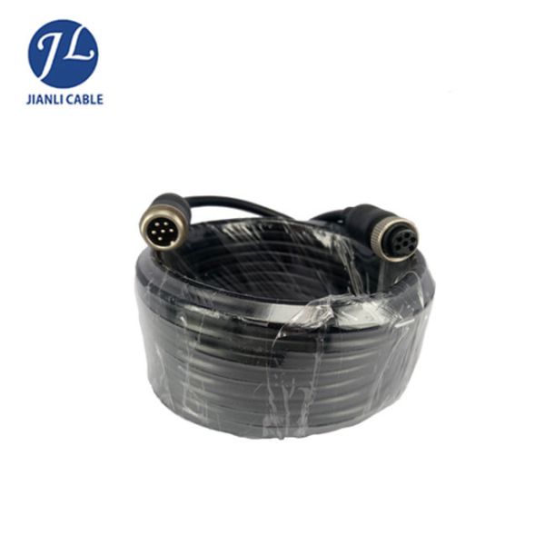 Quality Waterproof 6PIN Male To Female Electrical Aviation Cable With Gold Plated Connector wholesale