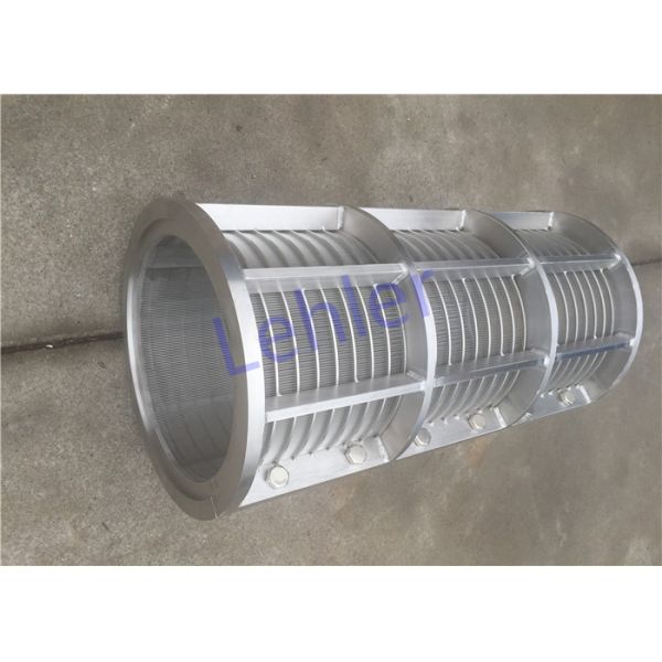 SUS304 Screw Press Separator Screens Double Screens Type 300*600mm Axial