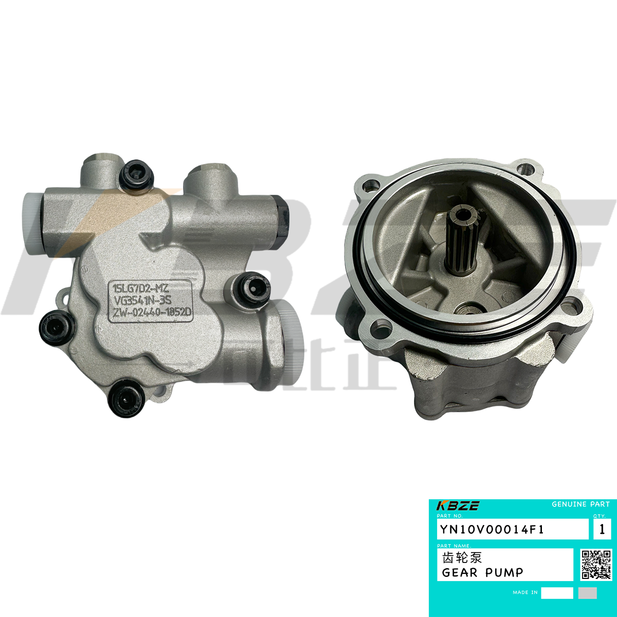China YN10V00014F1 KOBELCO SK200-6 HYDRAULIC GEAR PUMP FOR SK210 SK250 SK290 SK330 EXCAVATOR on sale