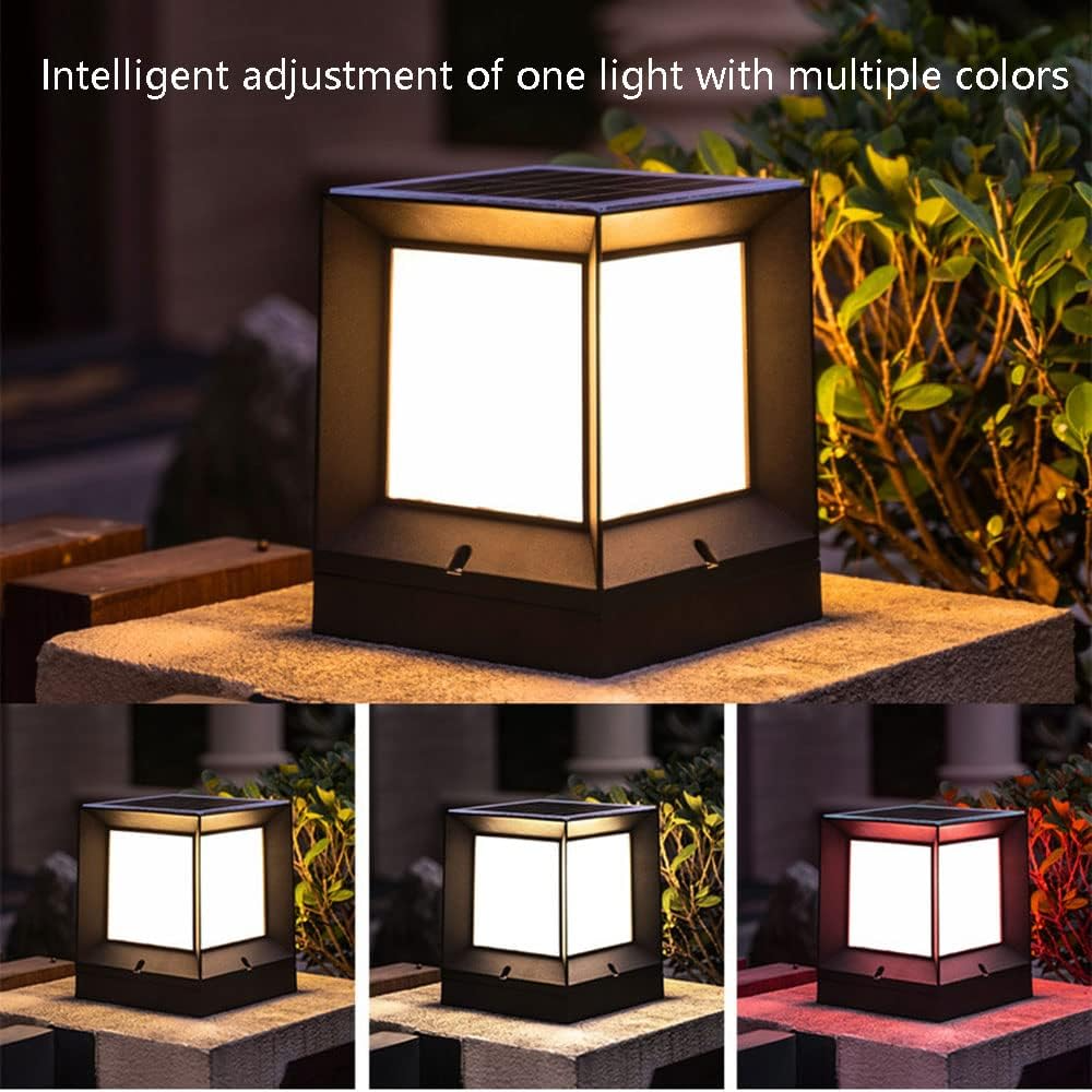 Four-Color Dimming · Solar Charging, Outdoor Courtyard Light · Garden Lawn Landscape Lighting