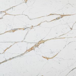 Natural Style Quartz Calacatta Gold Countertops 20mm 30mm Quartz Kitchen Top