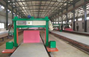 Cheap 1300KG Rail Type Sponge Cutting Machine For Foam Block Long Sheet Slicing for sale
