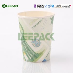 Recyclable Takeaway Coffee Cups , Disposable Drinking Cups With Plastic Lids