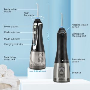 40-140PSI Portable Water Flosser PC Material High Intensity