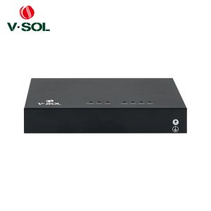Full Gigabit GPON ONU 4 Ports IEEE802.3af PoE ONU For CCTV Camera