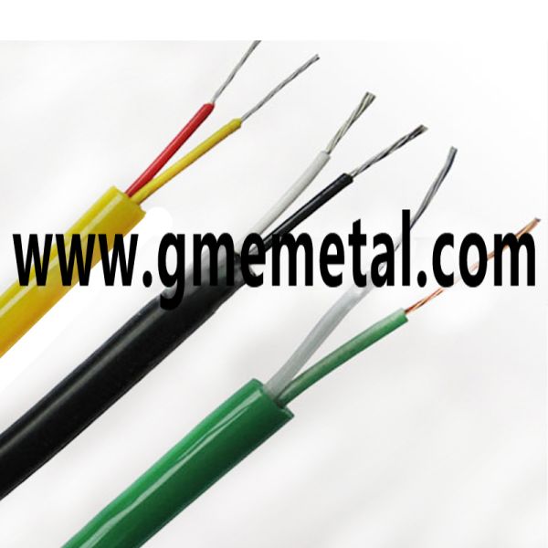Heat resistant insulated Thermocouple Compensating Cable PVC Material
