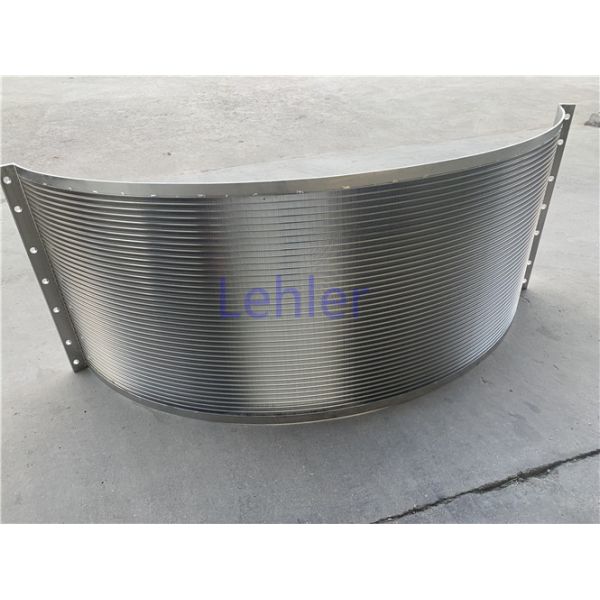 SS316L Stainless Steel Sieve Screen Wedge Wire Curved Screen For Food Processing