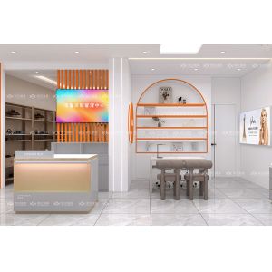 Customized Skincare Shop Furniture Les Classiques-Gray Series Makeup Store