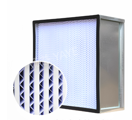Customized-Sized Paper Partition Air Filter With Efficient Filtration, In
