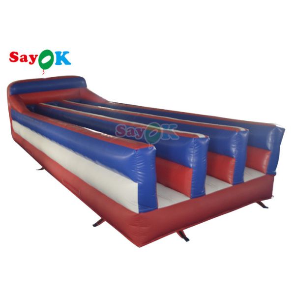 Funny Inflatable Sports Games Commercial Bungee Run Inflatable Race Game Bungee