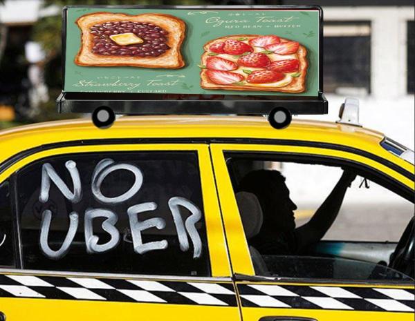 Quality P2.5 Taxi LED Display with Wide Viewing Angle and High Refresh Rate for Optimal Advertising Results wholesale