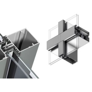 High End Unitized Curtain Wall System , Exterior Curtain Wall Not Affected