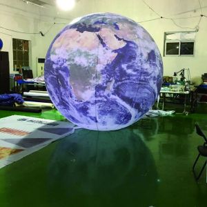 PVC Inflatable Venus Planet Hanging Inflatable Eight Planets Lighted Solar