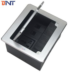 Embedded conference multi-function interface aluminum electric desk socket box