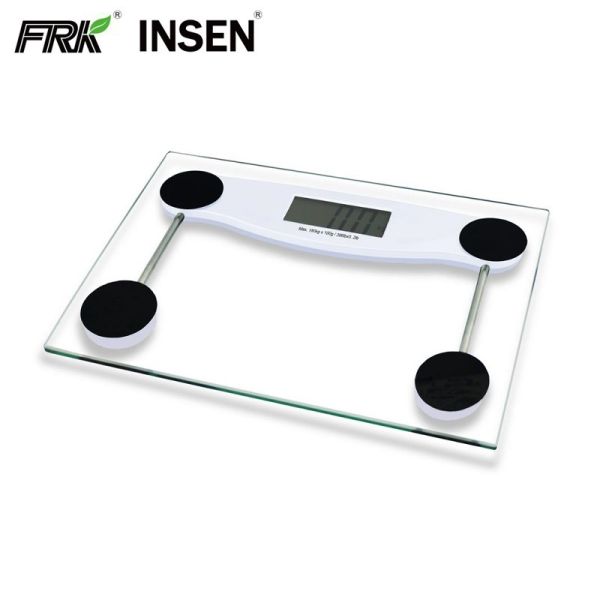 Tempered Glass Platform 396LB Mini Electronic Body Weighing Scale