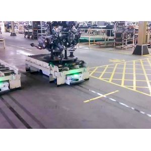 Cheap DC24V Unmanned AGV Warehouse Automation , Intelligent Automated Guided Carts for sale