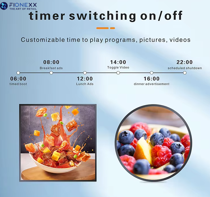 33.2inch Indoor LCD Digital Signage with 500nits Brightness