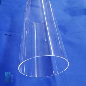 China High Resistance Glass Quartz Tube Transparent With Various Wall Thickness on sale