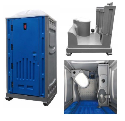 Quality Anti UV Portable Bio Toilet Movable Cabin With 4mm HDPE Tough Wall wholesale