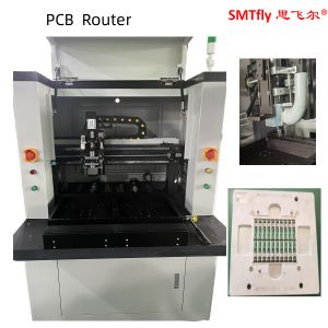 PCB Depaneling Router Machine with Anti Static Ionizing Fan 220V 4.2KW