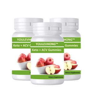 YOULEVHONG Apple Cider Vinegar Gummies With Folate Vitamin B12 1000mg With The