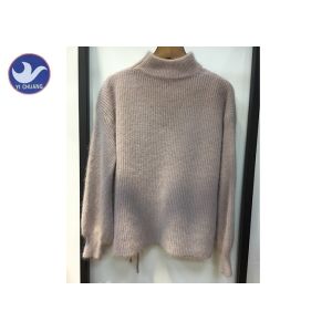 V And Mock Neck 2 In 1 Womens Knit Pullover Sweater For Spring Eco - Friendly