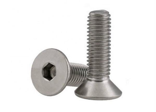 Quality Fully Threaded Hexagon Socket Countersunk Head Cap Screws For Mechanical Machine wholesale
