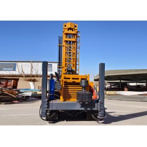 High Efficiency Pneumatic Water Well Drilling Rig For Rock Layers