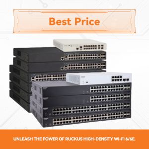 RUCKUS ICX 8200-C08PF Compact 8-Port Gigabit PoE+ Stackable Switch