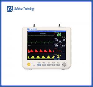 Cheap 8 Inch TFT Patient Vital Signs Monitor SPO2 Pulse Rate Multipara Monitor With ETCO2 for sale