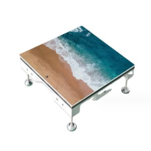 Cheap Colorful Interactive LED Dance Floor Screen P3.91 For Christmas Decoration for sale