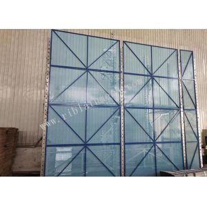 Cheap Blue Color Perforated Steel Mesh For High Rise Buildings With 1mm Thickness for sale