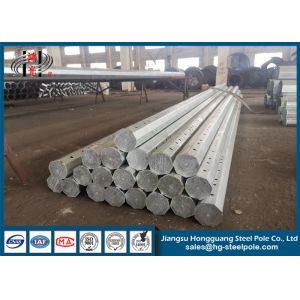 Conical Flange Connection 110KV 30FT Electric Power Line Post