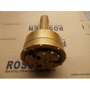 Eccentric overburden casing system with three pieces rock drilling tools