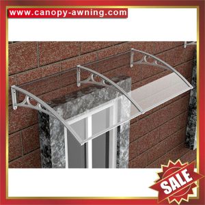 house window door diy polycarbonate pc shelter Awning canopy with aluminium
