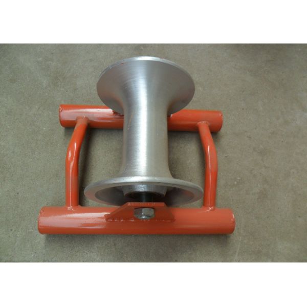 Aluminum Cable Pulling Pulley Single Cable Laying Roller For Power Construction