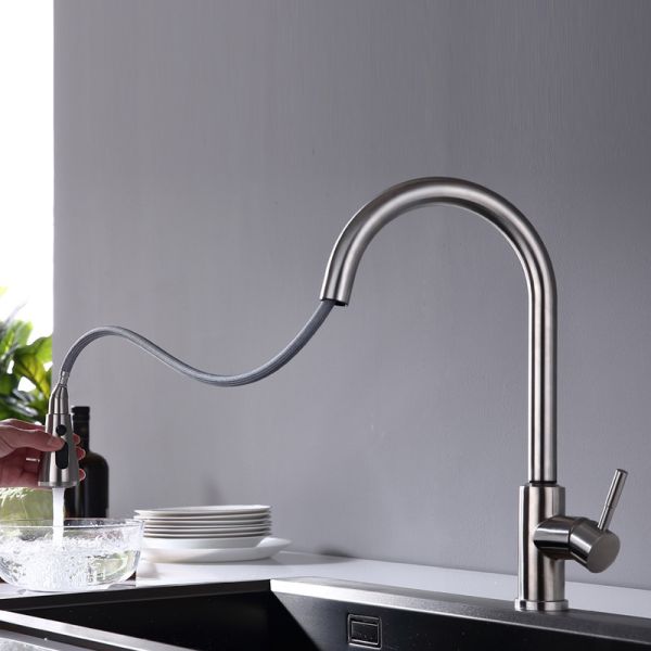 Quality Flexible Hose 360 Degree Swivel Tap IPX5 Touch Control Kitchen Faucet With Sensor wholesale