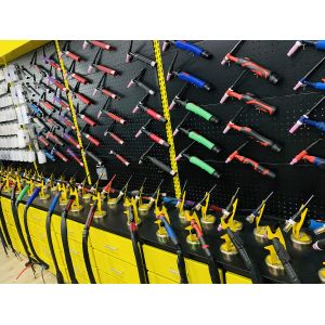 Customized WP-18 TIG Welding Torch with Flexible Head and Switch Button Water