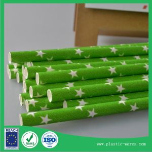 Environmental disposable straight paper drinking Straw for Juice beverage in