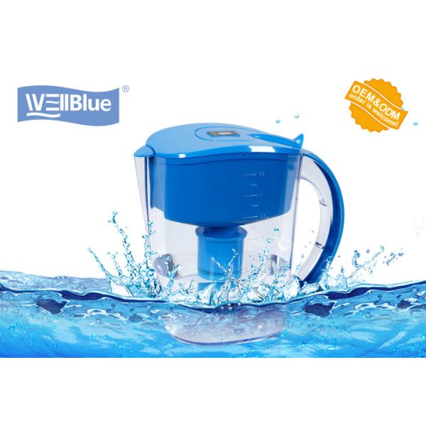 Quality WellBlue Alkaline Water Pitcher with High PH Level 8 ~ 10  and ORP - 180 MV wholesale