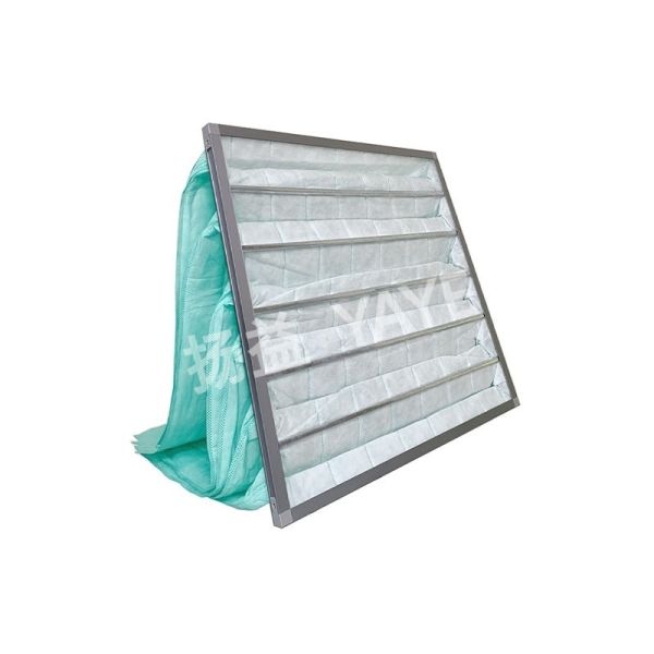 High Dust Filtration Pocket Bag Filter F6 Layers Non-Woven Fabric Bags for