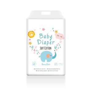 Custom Non Woven Fabrics Disposable Baby Diapers 500-1000ml Absorbency