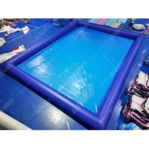 Customizable High Quality Rectangular PVC Deep Inflatable Swimming Pool for