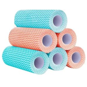 China Waveline Food Service Wipers Reusable Spunlace Non Woven For Kitchen on sale